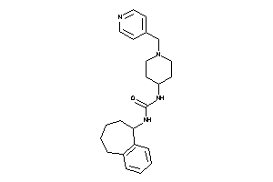 1-[1-(4-pyridylmethyl)-4-piperidyl]-3-(6,7,8,9-tetrahydro-5H-benzocyclohepten-9-yl)urea