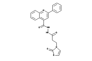 N'-[3-(2-keto-4-thiazolin-3-yl)propanoyl]-2-phenyl-cinchoninohydrazide