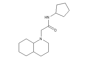 2-(3,4,4a,5,6,7,8,8a-octahydro-2H-quinolin-1-yl)-N-cyclopentyl-acetamide