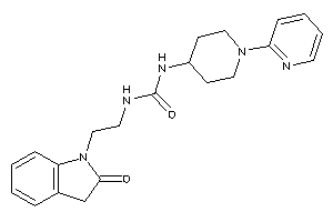 1-[2-(2-ketoindolin-1-yl)ethyl]-3-[1-(2-pyridyl)-4-piperidyl]urea