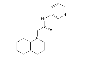 2-(3,4,4a,5,6,7,8,8a-octahydro-2H-quinolin-1-yl)-N-(3-pyridyl)acetamide