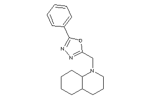 2-(3,4,4a,5,6,7,8,8a-octahydro-2H-quinolin-1-ylmethyl)-5-phenyl-1,3,4-oxadiazole