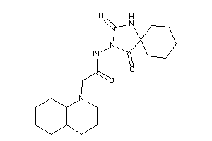 2-(3,4,4a,5,6,7,8,8a-octahydro-2H-quinolin-1-yl)-N-(2,4-diketo-1,3-diazaspiro[4.5]decan-3-yl)acetamide