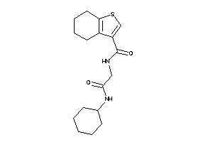 N-[2-(cyclohexylamino)-2-keto-ethyl]-4,5,6,7-tetrahydrobenzothiophene-3-carboxamide