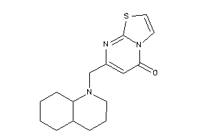 7-(3,4,4a,5,6,7,8,8a-octahydro-2H-quinolin-1-ylmethyl)thiazolo[3,2-a]pyrimidin-5-one