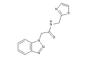 2-(benzotriazol-1-yl)-N-(thiazol-2-ylmethyl)acetamide