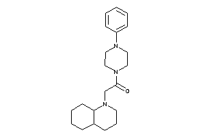 2-(3,4,4a,5,6,7,8,8a-octahydro-2H-quinolin-1-yl)-1-(4-phenylpiperazino)ethanone