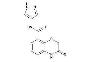 3-keto-N-(1H-pyrazol-4-yl)-4H-1,4-benzoxazine-8-carboxamide