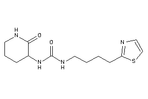 1-(2-keto-3-piperidyl)-3-(4-thiazol-2-ylbutyl)urea