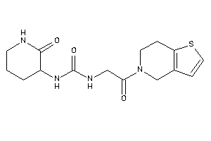 1-[2-(6,7-dihydro-4H-thieno[3,2-c]pyridin-5-yl)-2-keto-ethyl]-3-(2-keto-3-piperidyl)urea