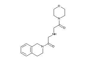 2-[[2-(3,4-dihydro-1H-isoquinolin-2-yl)-2-keto-ethyl]amino]-1-morpholino-ethanone