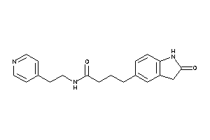 4-(2-ketoindolin-5-yl)-N-[2-(4-pyridyl)ethyl]butyramide