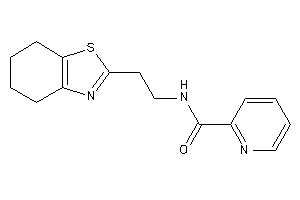 N-[2-(4,5,6,7-tetrahydro-1,3-benzothiazol-2-yl)ethyl]picolinamide