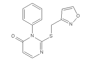 2-(isoxazol-3-ylmethylthio)-3-phenyl-pyrimidin-4-one