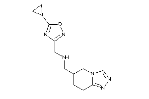 (5-cyclopropyl-1,2,4-oxadiazol-3-yl)methyl-(5,6,7,8-tetrahydro-[1,2,4]triazolo[4,3-a]pyridin-6-ylmethyl)amine