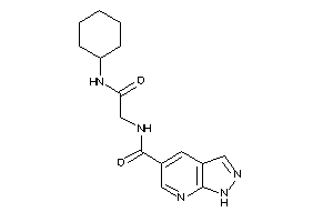 N-[2-(cyclohexylamino)-2-keto-ethyl]-1H-pyrazolo[3,4-b]pyridine-5-carboxamide