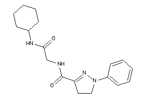 N-[2-(cyclohexylamino)-2-keto-ethyl]-1-phenyl-2-pyrazoline-3-carboxamide