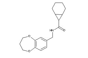 Image of N-(3,4-dihydro-2H-1,5-benzodioxepin-7-ylmethyl)norcarane-7-carboxamide