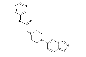 N-(3-pyridyl)-2-[4-([1,2,4]triazolo[3,4-f]pyridazin-6-yl)piperazino]acetamide