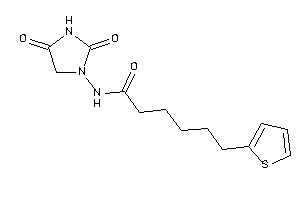 Image of N-(2,4-diketoimidazolidin-1-yl)-6-(2-thienyl)hexanamide