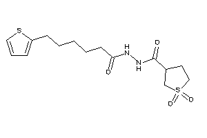 1,1-diketo-N'-[6-(2-thienyl)hexanoyl]thiolane-3-carbohydrazide