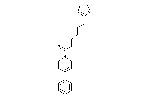 1-(4-phenyl-3,6-dihydro-2H-pyridin-1-yl)-6-(2-thienyl)hexan-1-one