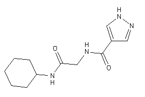 Image of N-[2-(cyclohexylamino)-2-keto-ethyl]-1H-pyrazole-4-carboxamide