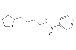 N-[4-(1,3-dioxolan-2-yl)butyl]benzamide