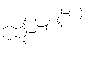 N-cyclohexyl-2-[[2-(1,3-diketo-3a,4,5,6,7,7a-hexahydroisoindol-2-yl)acetyl]amino]acetamide