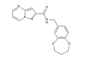 N-(3,4-dihydro-2H-1,5-benzodioxepin-7-ylmethyl)pyrazolo[1,5-a]pyrimidine-2-carboxamide