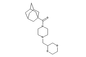 1-adamantyl-[4-(1,4-dioxan-2-ylmethyl)piperazino]methanone