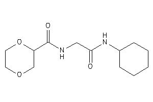 Image of N-[2-(cyclohexylamino)-2-keto-ethyl]-1,4-dioxane-2-carboxamide