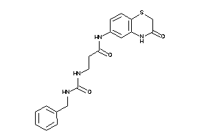 3-(benzylcarbamoylamino)-N-(3-keto-4H-1,4-benzothiazin-6-yl)propionamide