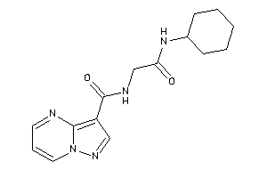 N-[2-(cyclohexylamino)-2-keto-ethyl]pyrazolo[1,5-a]pyrimidine-3-carboxamide