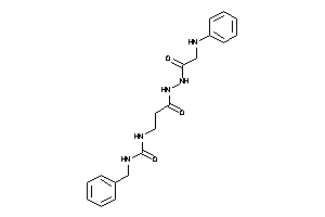 1-[3-[N'-(2-anilinoacetyl)hydrazino]-3-keto-propyl]-3-benzyl-urea