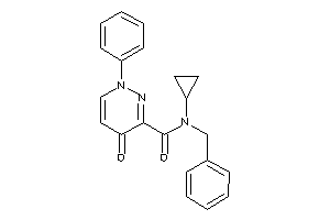 N-benzyl-N-cyclopropyl-4-keto-1-phenyl-pyridazine-3-carboxamide