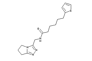 N-(6,7-dihydro-5H-pyrrolo[2,1-c][1,2,4]triazol-3-ylmethyl)-6-(2-thienyl)hexanamide