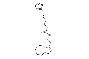 N-[2-(6,7,8,9-tetrahydro-5H-[1,2,4]triazolo[4,3-a]azepin-3-yl)ethyl]-6-(2-thienyl)hexanamide