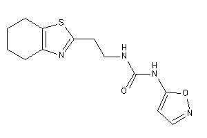 1-isoxazol-5-yl-3-[2-(4,5,6,7-tetrahydro-1,3-benzothiazol-2-yl)ethyl]urea