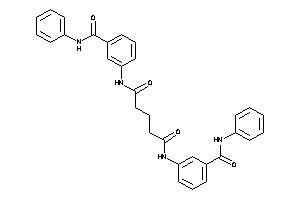 Image of N,N'-bis[3-(phenylcarbamoyl)phenyl]glutaramide