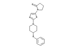 Image of 1-[2-(4-phenoxypiperidino)thiazol-5-yl]-2-pyrrolidone