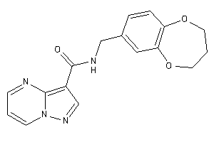 N-(3,4-dihydro-2H-1,5-benzodioxepin-7-ylmethyl)pyrazolo[1,5-a]pyrimidine-3-carboxamide