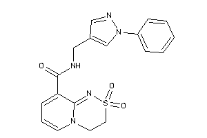 2,2-diketo-N-[(1-phenylpyrazol-4-yl)methyl]-3,4-dihydropyrido[2,1-c][1,2,4]thiadiazine-9-carboxamide