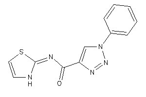 1-phenyl-N-(4-thiazolin-2-ylidene)triazole-4-carboxamide