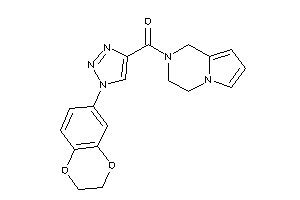 [1-(2,3-dihydro-1,4-benzodioxin-6-yl)triazol-4-yl]-(3,4-dihydro-1H-pyrrolo[1,2-a]pyrazin-2-yl)methanone