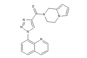 3,4-dihydro-1H-pyrrolo[1,2-a]pyrazin-2-yl-[1-(8-quinolyl)triazol-4-yl]methanone