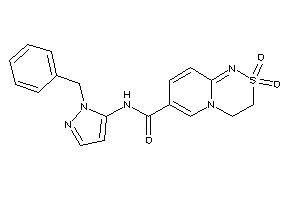 N-(2-benzylpyrazol-3-yl)-2,2-diketo-3,4-dihydropyrido[2,1-c][1,2,4]thiadiazine-7-carboxamide