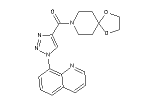 1,4-dioxa-8-azaspiro[4.5]decan-8-yl-[1-(8-quinolyl)triazol-4-yl]methanone