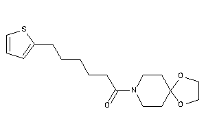 1-(1,4-dioxa-8-azaspiro[4.5]decan-8-yl)-6-(2-thienyl)hexan-1-one