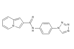 N-[4-(tetrazol-1-yl)phenyl]indolizine-2-carboxamide